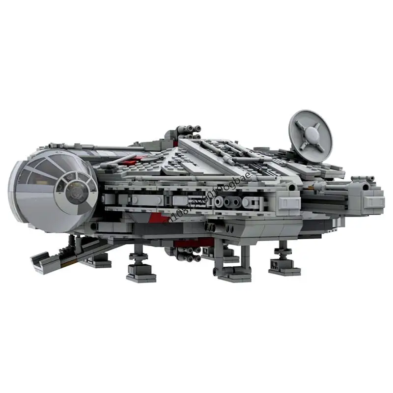 Nieuwe 2857 Stuks Beroemde Ster Battle Film Moc Yt-1300 Vrachtvanger Model Diy Creatieve Ideeën Kid Speelgoed Kerst Verjaardagscadeau Custom puzzel