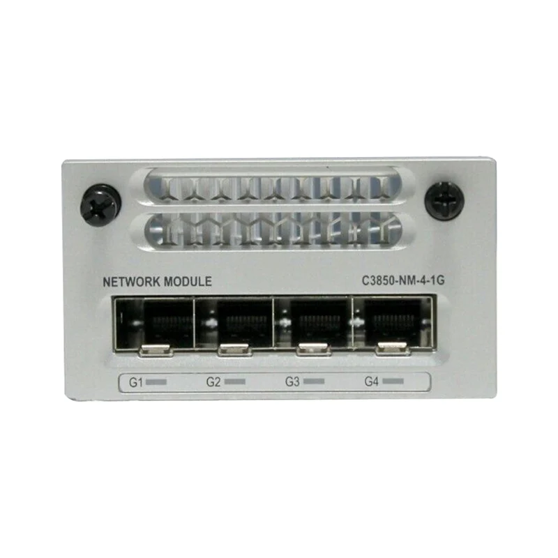 Original Expansion Module for Cisco C3850-NM-4-1G 4-Port 1GE Gigabit Ethernet Network Module for 3850 Switch Series Routers