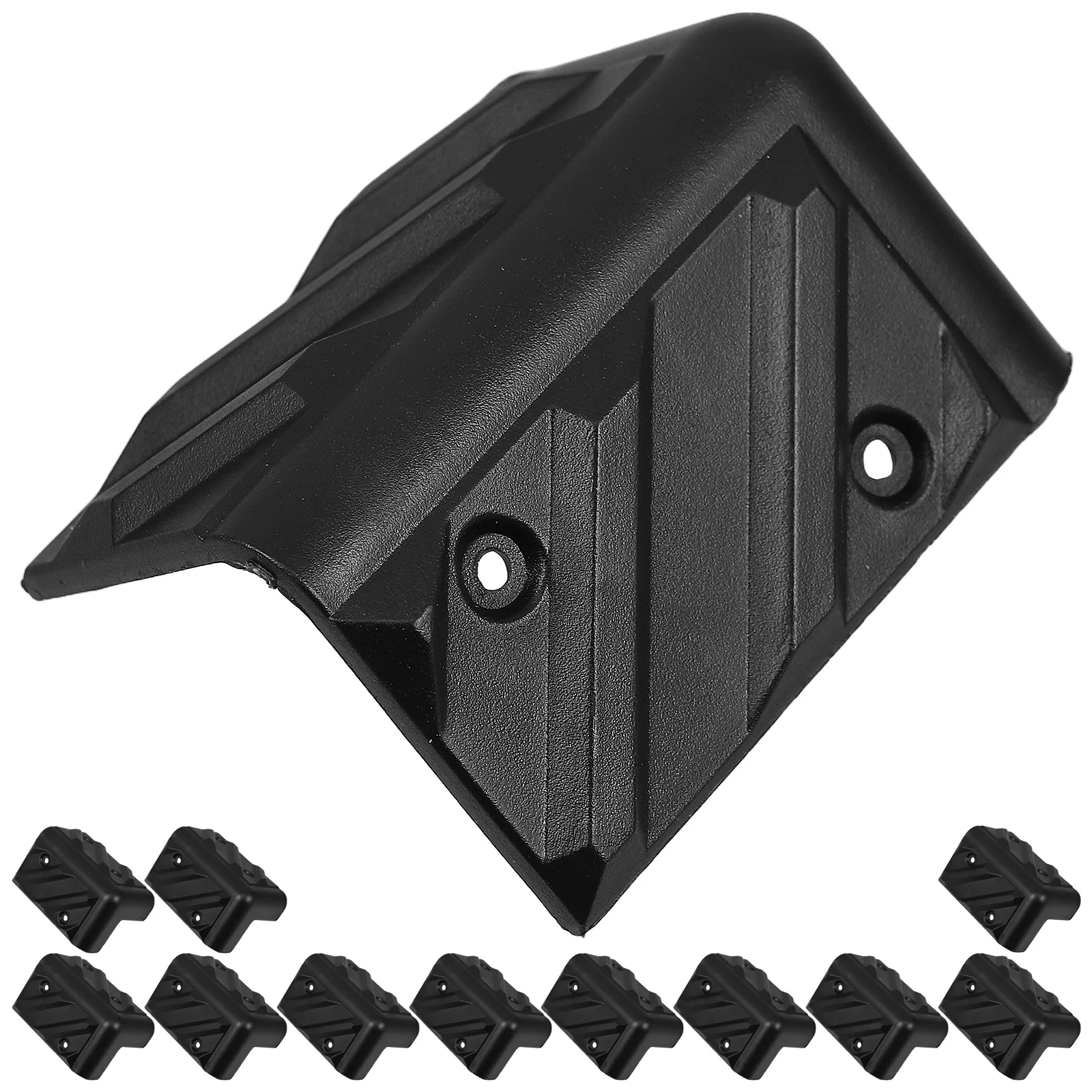 

12Pcs Plastic Speaker Corner Protectors Heavy Duty Stage Audio Equipment Guard Round Edge Cover Cabinet Amplifier Anti Scratch