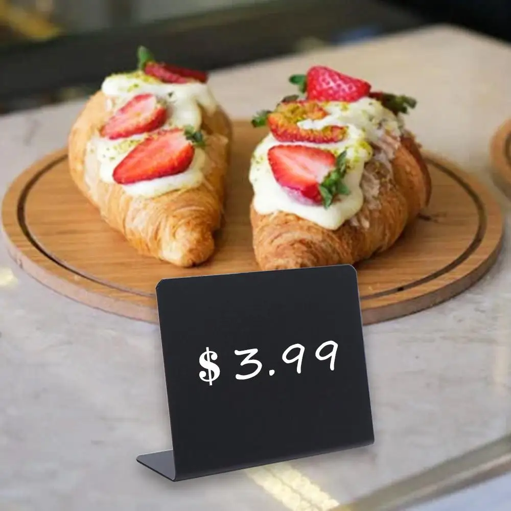 Reserved Writing Stand Store Shop Tabletop Marker Buffet Tags Small Blackboard Mini Chalkboard Message Board Signs Chalkboard