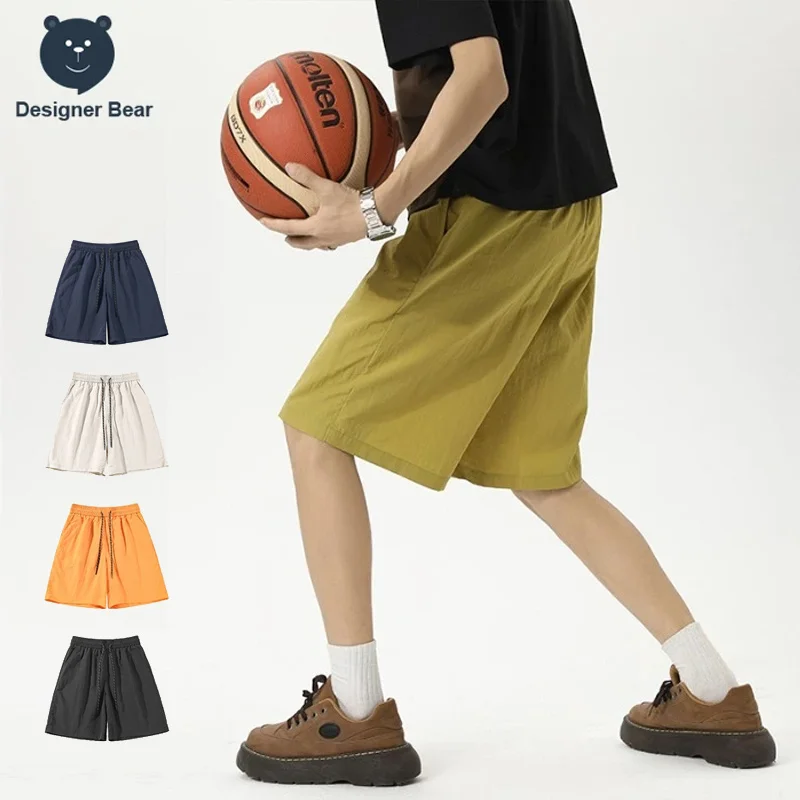 

Летние тонкие мужские шорты, свободные повседневные спортивные шорты, джоггеры, баскетбольные шорты, быстросохнущие брюки средней длины для активного отдыха, большие размеры до 5XL