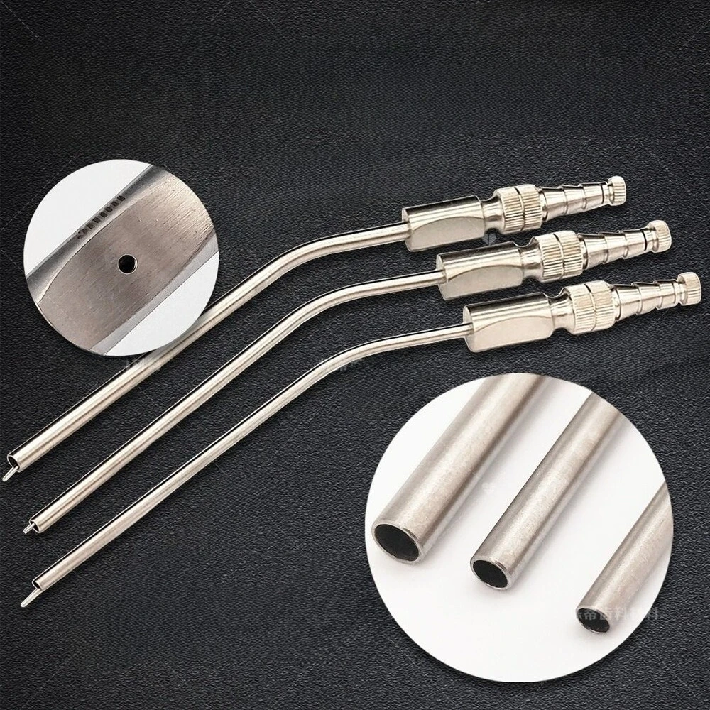 1Pcs Lab Strong Straw, Suction Tube, Stainless Steel Suction Tube, Laboratory Accessories