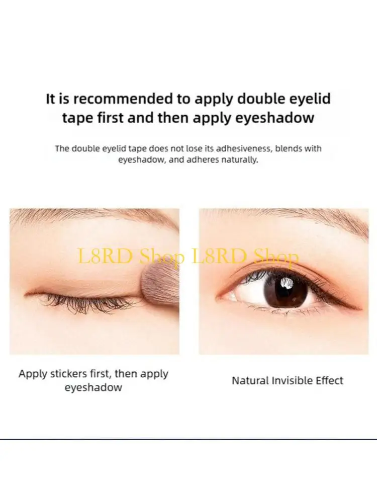 L8RD Invisible Nocturnal Eyelid Contouring Strips With Secure Fit For All Sleeping Positions And Skin Types