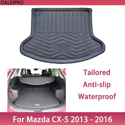 Tailored Rear Trunk Mat For Mazda CX-5 CX5 2013 2014 2015 2016 Cargo Liner Boot Floor Tray 3D EVA Kick Protector Car Accessories