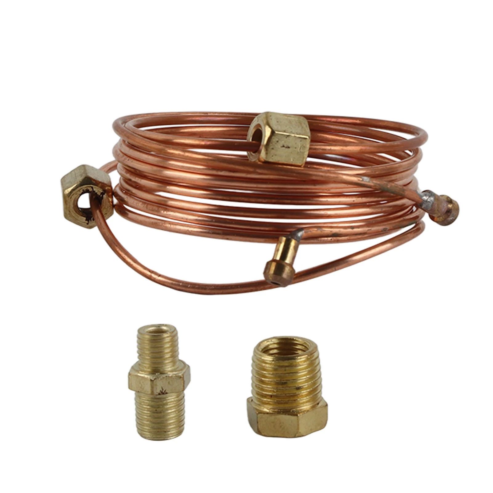 72in Oil Pressure Gauge Line Kit Wide Use 1/8in Mechanical Oil Pressure Gauge Tubing Kit Good Sealing for Automotive Car