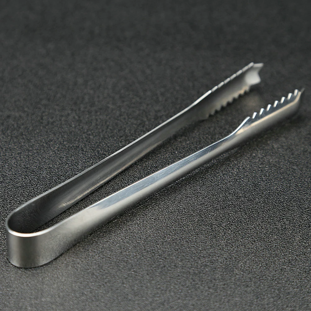 

3 Pcs Ice Clip Stainless Steel Sugar Tongs Mini Serving Small for