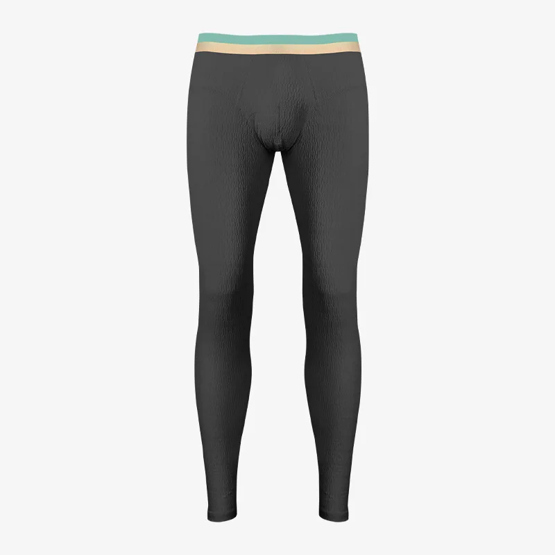 Man Long Thermal Underwear Leggings Fashion Breathable Lingerie Underpants Soft Thin Winter Unique Shape Penis Pouch Design John