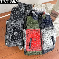 Korean Fashion Autumn Men‘s Vest Jacket Warm Zipper Sleeveless Jackets Male Winter Casual Waistcoat Couples New Streetwear