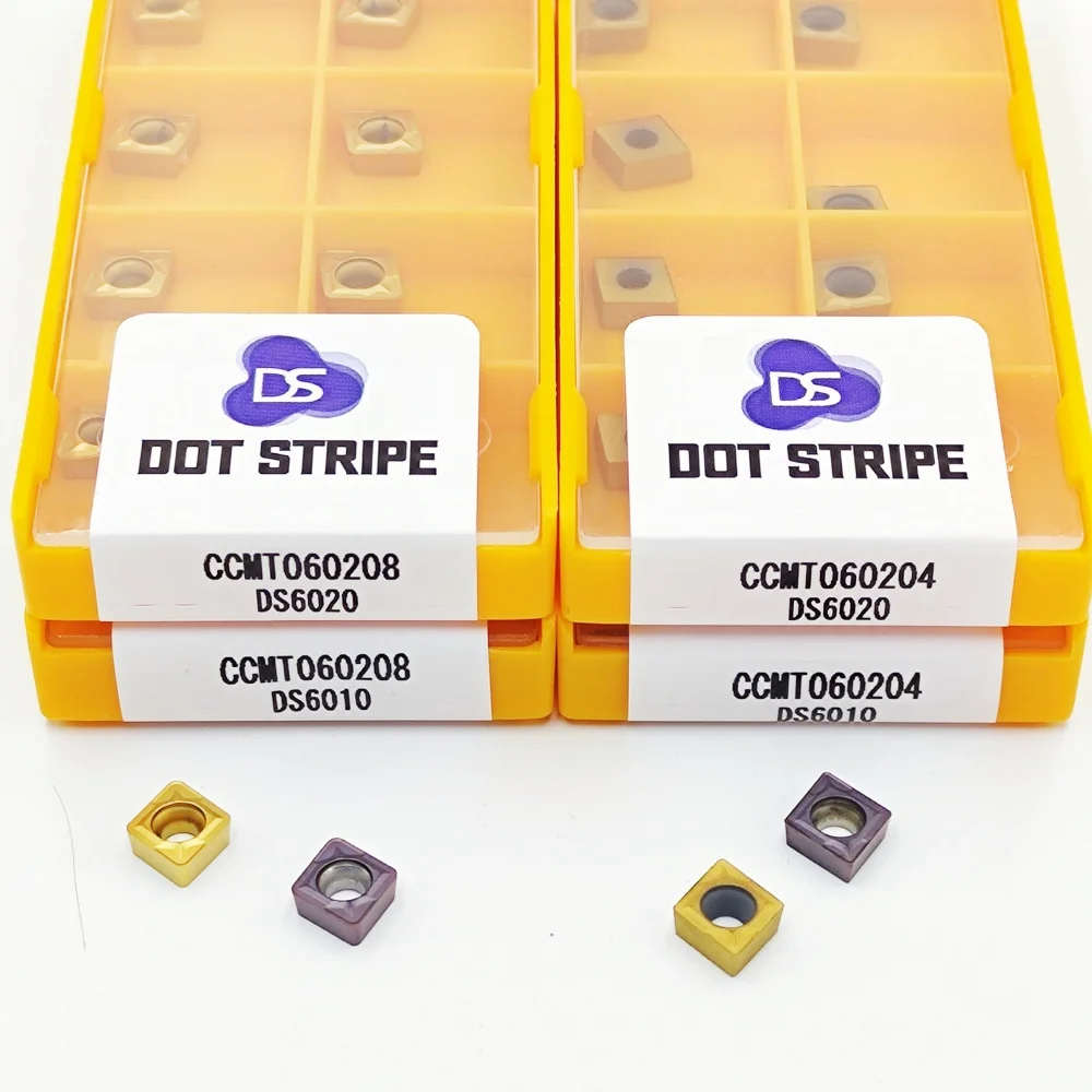 CCMT060204 CCMT060208 스테인레스 스틸 터닝용 카바이드 인서트 CCMT 060204 060208 CNC 작업 도구