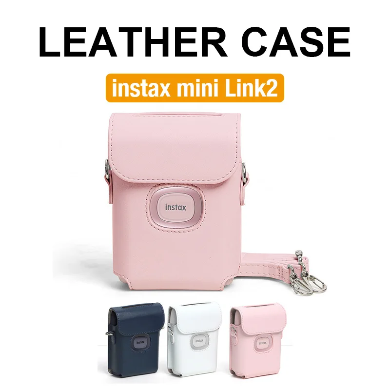 

Instax Mini Link2 PU Leather Case Soft Protective Case with Strap CAA41