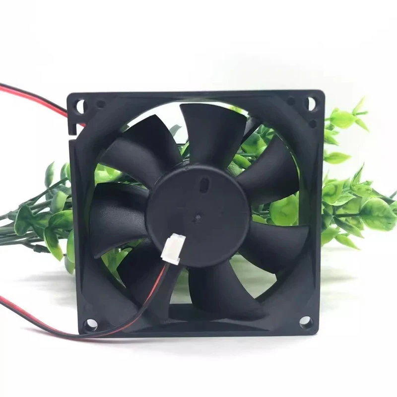 g For 1PCS HD-8025L12B DC12V 0.14A 8CM 2-Wire Dual Ball-Bearing Cooling Fan