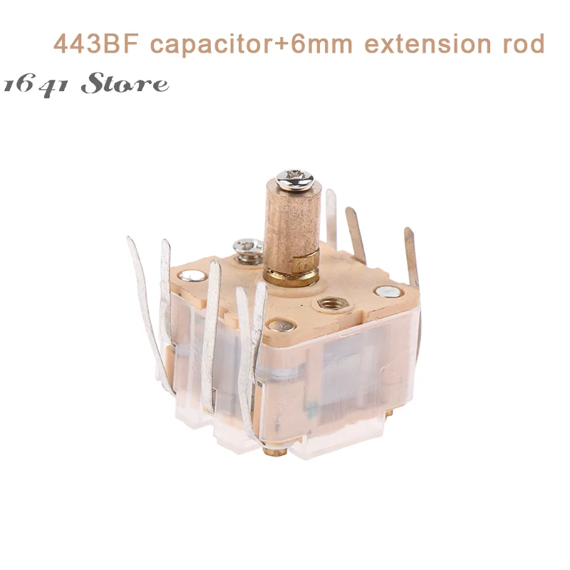 （NEW）1Pc 2026 New Switch CBM-443BF-1AB4/088AM+FM Radio Thin Film Variable Capacitor 270P Double +20Pfm Double