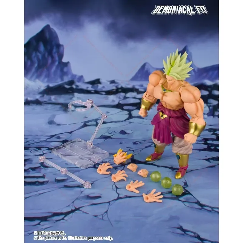 Preventa Demoniacal Fit Dragon Ball Z SHF Super Saiyan SSJ legendario Berserker Broly Broli Anime figura de acción modelo Juguetes