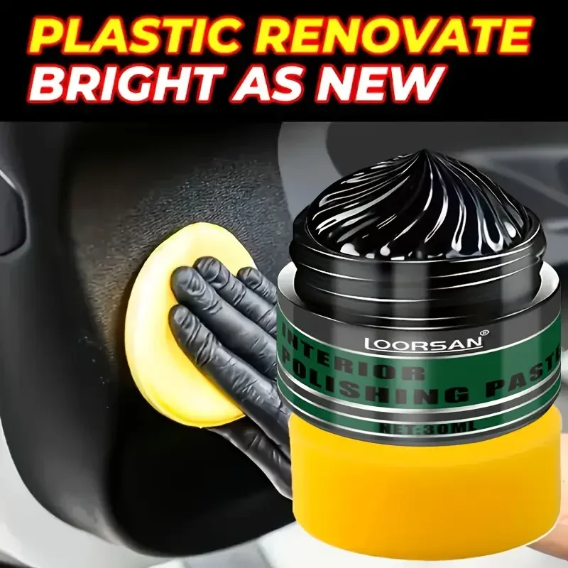 

Восстановленная полировальная паста для автомобильных пластиковых деталей, подходит для повышения яркости и блеска сидений, приборной панели.