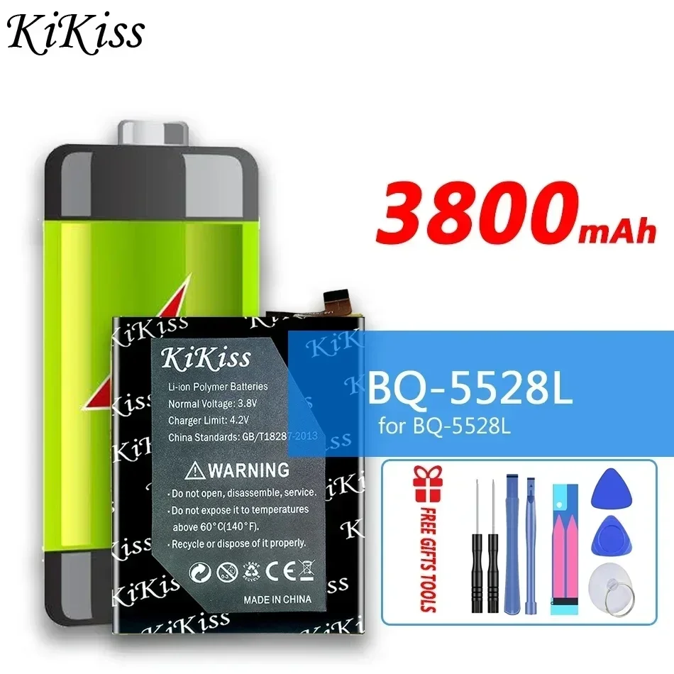 

Мощный аккумулятор KiKiss 3800 мАч для BQ BQ-5528L