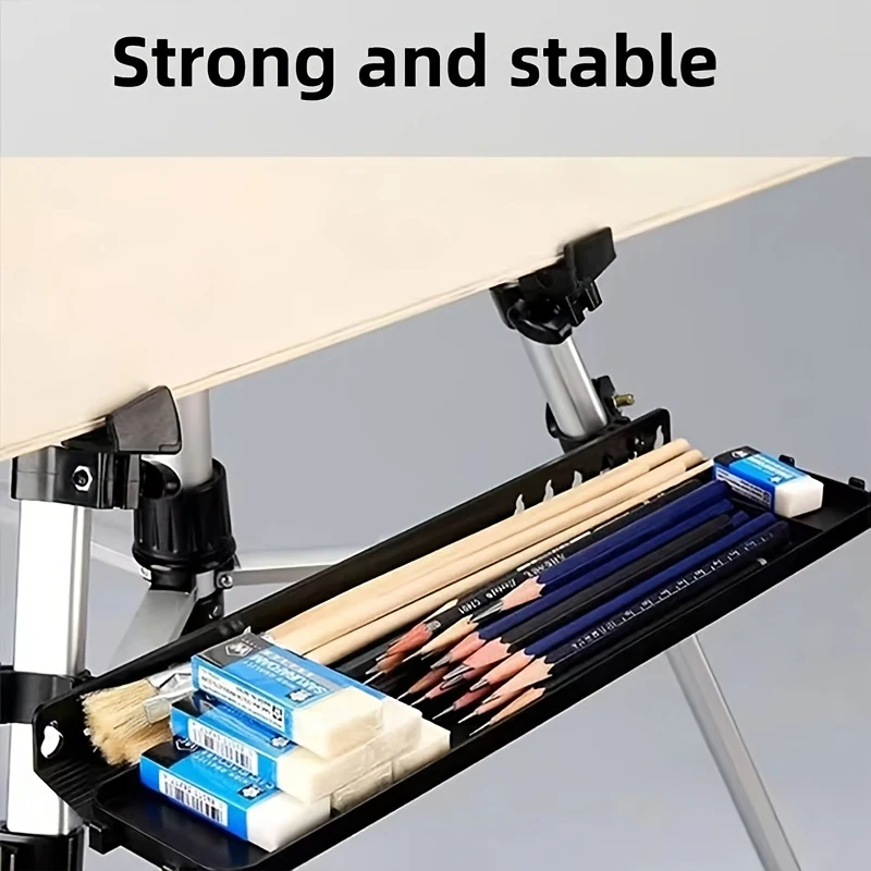 Lightweight Easel Tray Attachment Replacement Shelf for Easel Rack Raised Edge Design Prevents Items Slipping Multipurpose Small