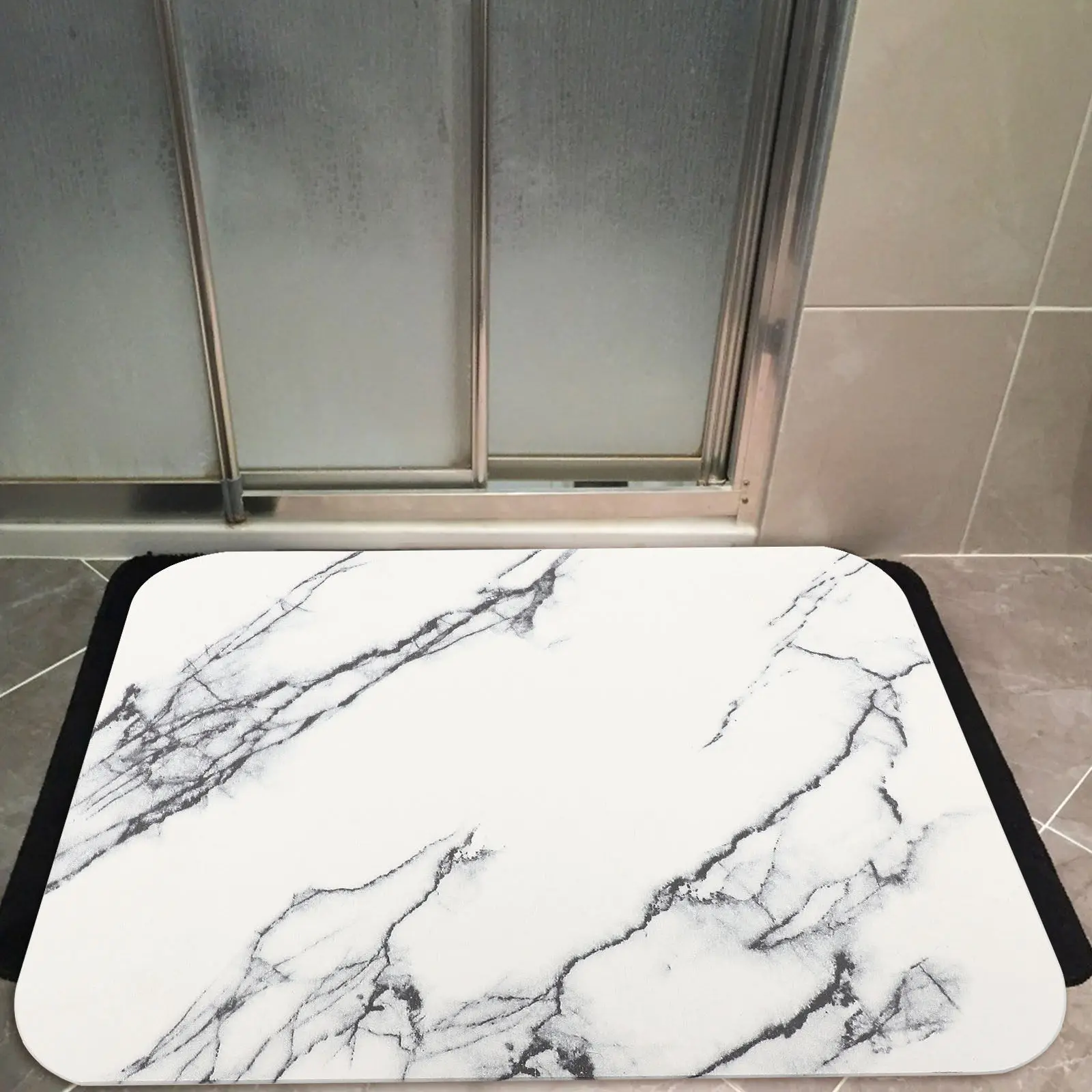 

Коврик для кухни из диатомовой грязи, нескользящий, супервпитывающий, водостойкий, для ванной комнаты, декоративный, моющийся