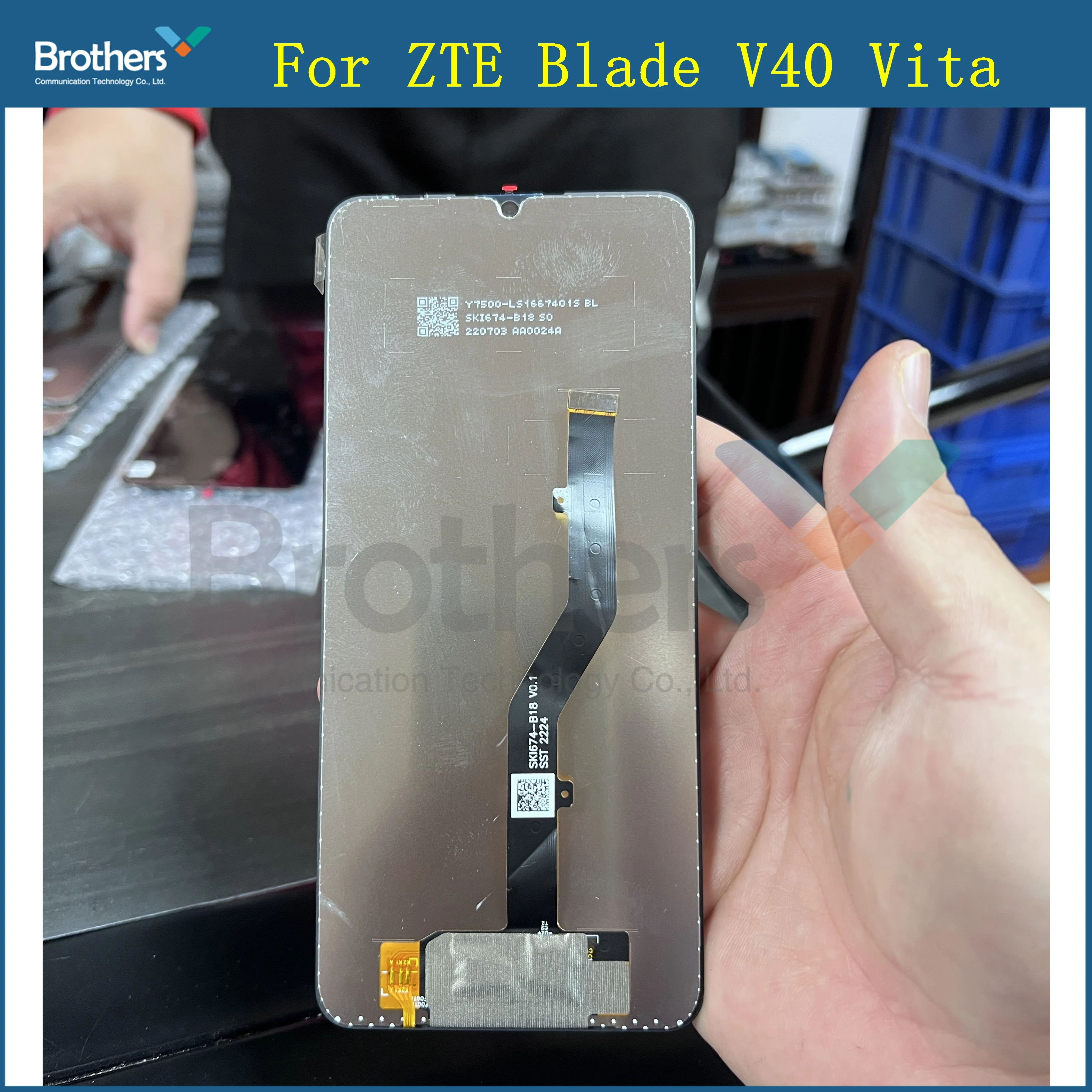 

6.75 INCH For ZTE BLADE V40 VITA LCD Display Touch Screen Sensor Panel Assembly