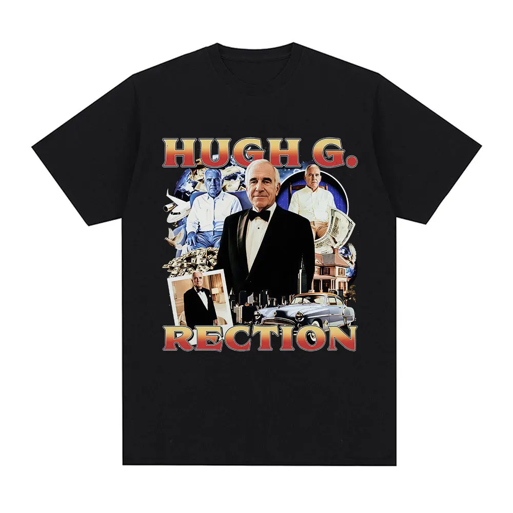 Hugh G Rection Funny Meme Graphic T Shirts Men Women Casual Cotton T-shirt Fashion Vintage Short Sleeve Oversized T-shirts Tops