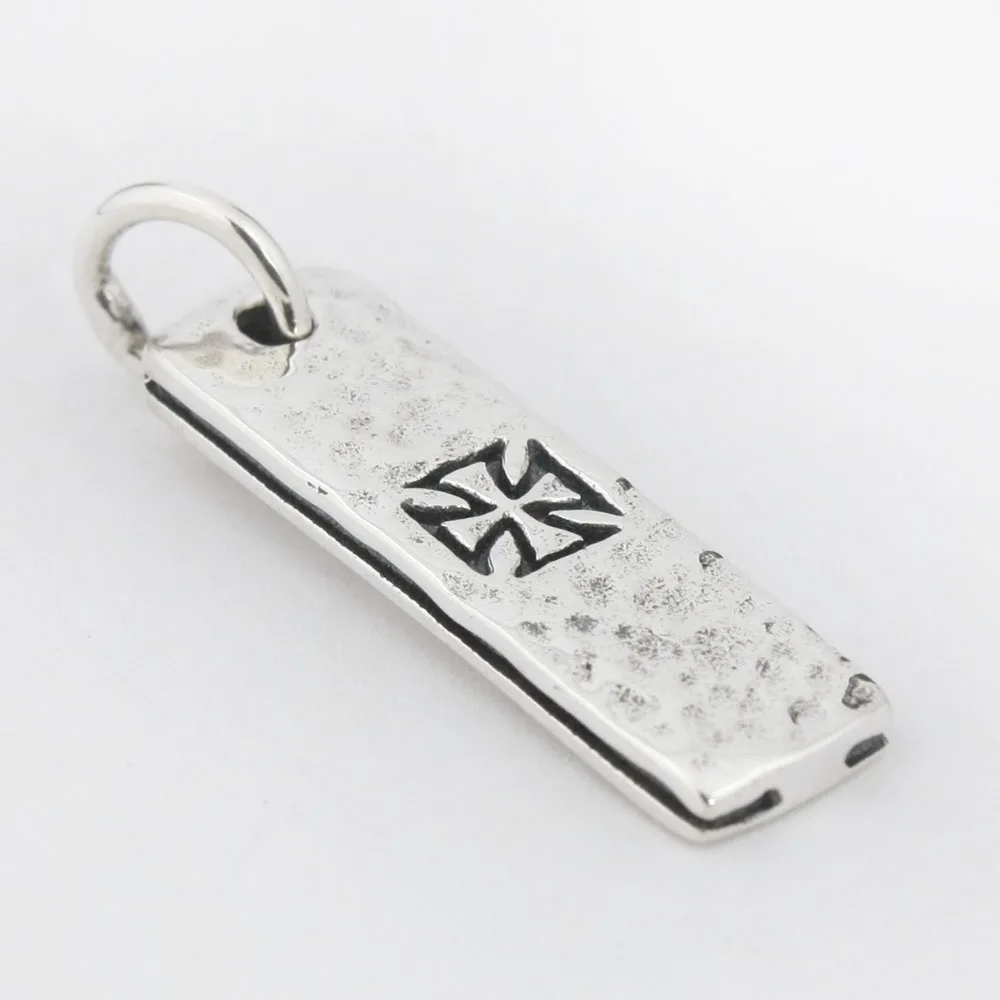 

Charms 925 Sterling Silver Little Cross Tarot Card Pendant 8Q019