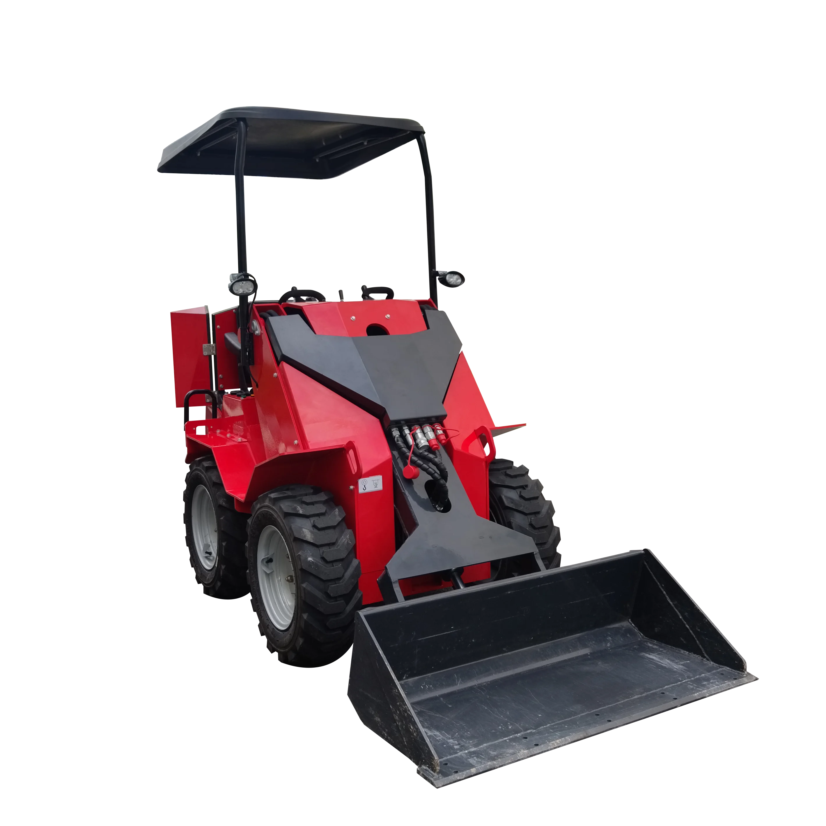 جرافة انزلاقية عجلة مع مرفق سريع للشوكة والمزيد، متعددة الوظائف #2