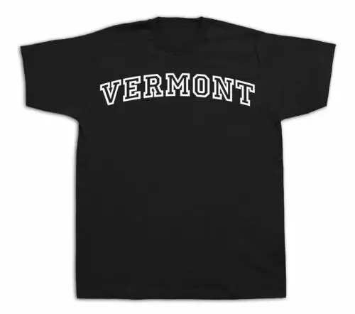 Vermont Green Mountain State VT T Shirt Top Fashion Modern Apparel classic style