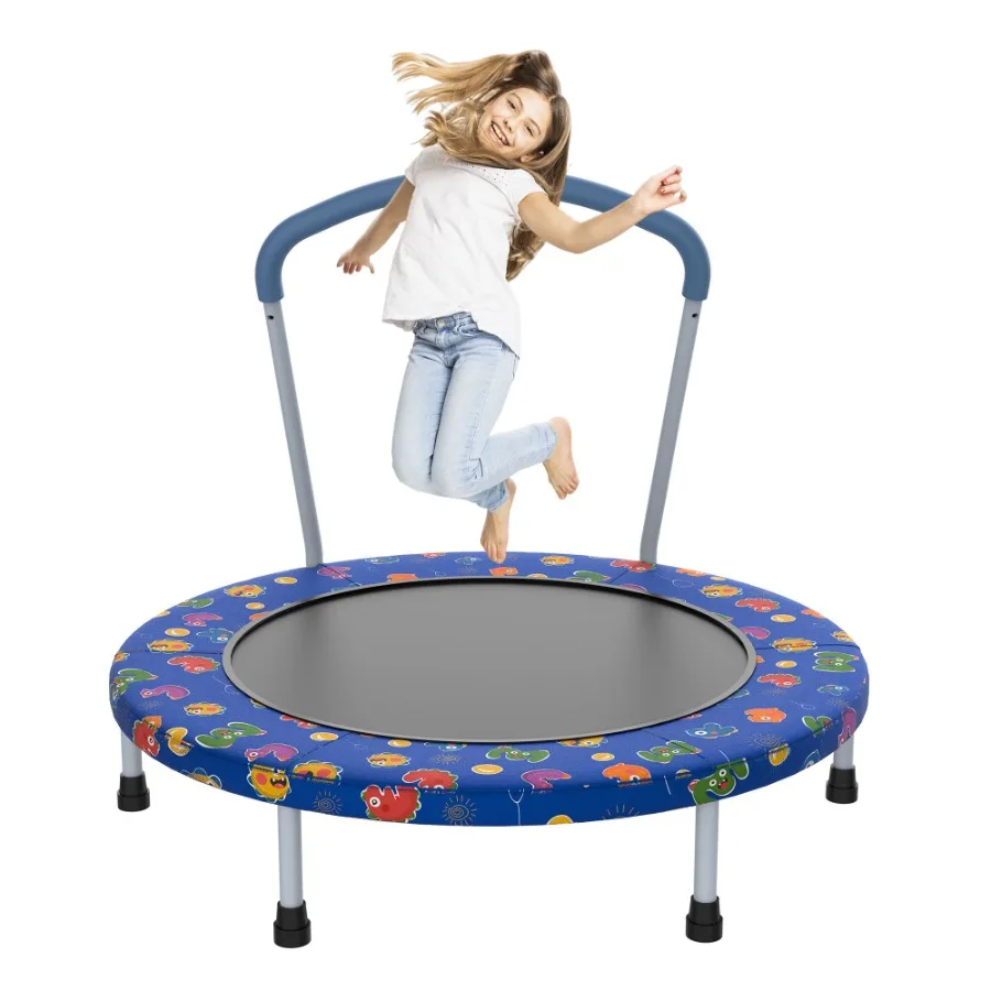 

36inch Mini Trampoline for Ages 16 Indoor Outdoor Trampoline with Handle Fun for
