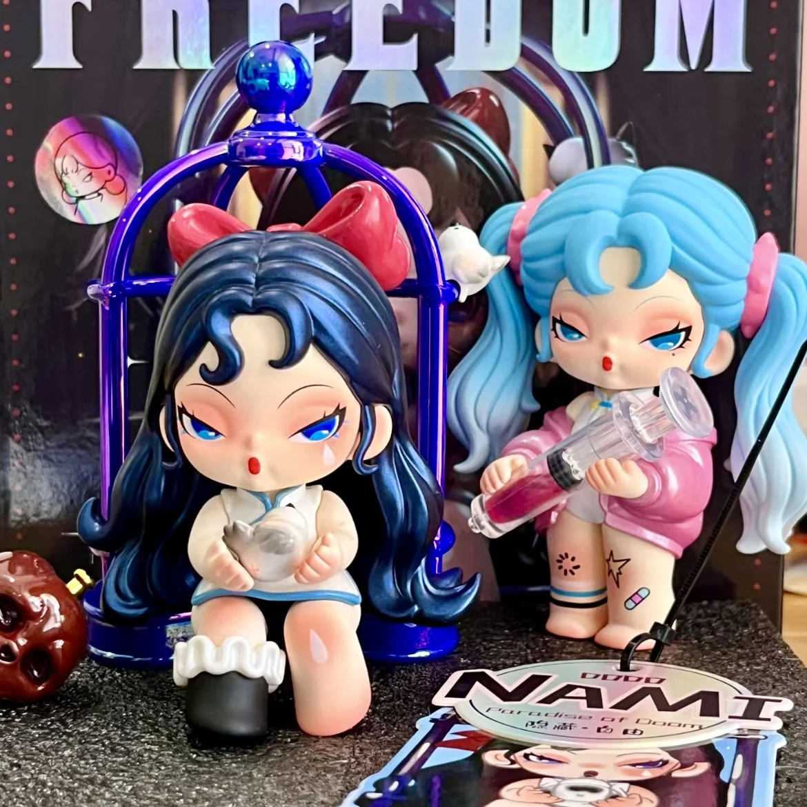 دودو نامي يوم الموت الجنة صندوق أعمى اللعب صندوق مفاجأة حقيبة لطيف عمل أنيمي الشكل Kawaii تمثال نموذج غامض دمى هدايا #5