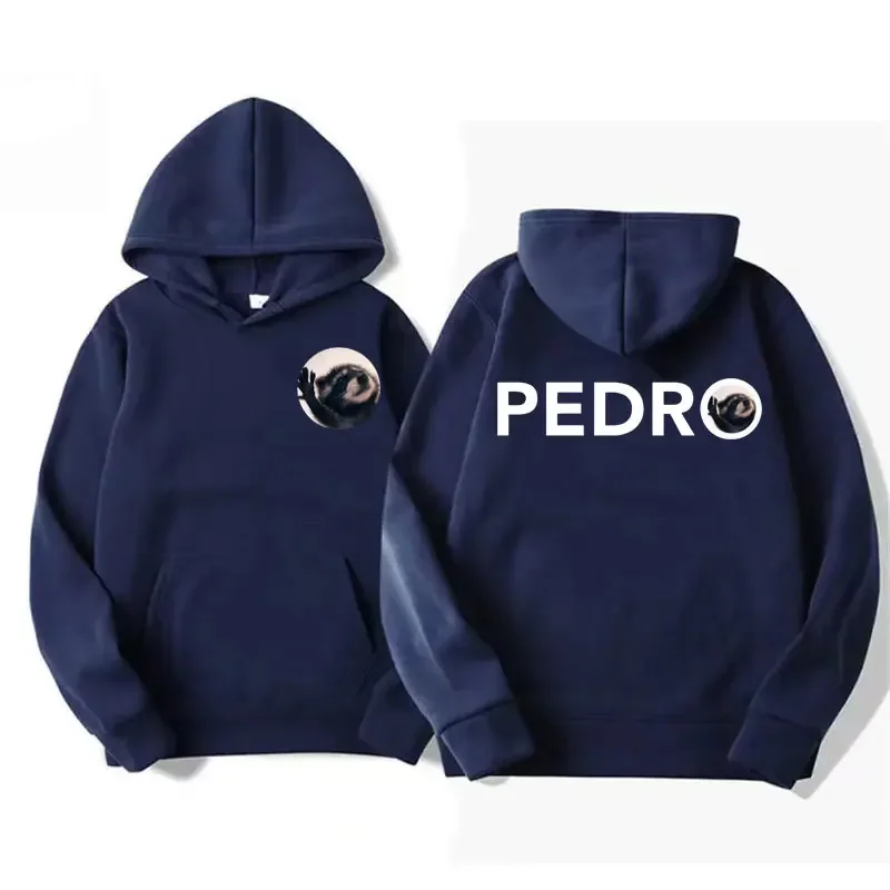 Pedro dancing funny raccoon meme hoodies men women fashion hip hop long sleeve sweatshirt casual fleece hoodie streetwear