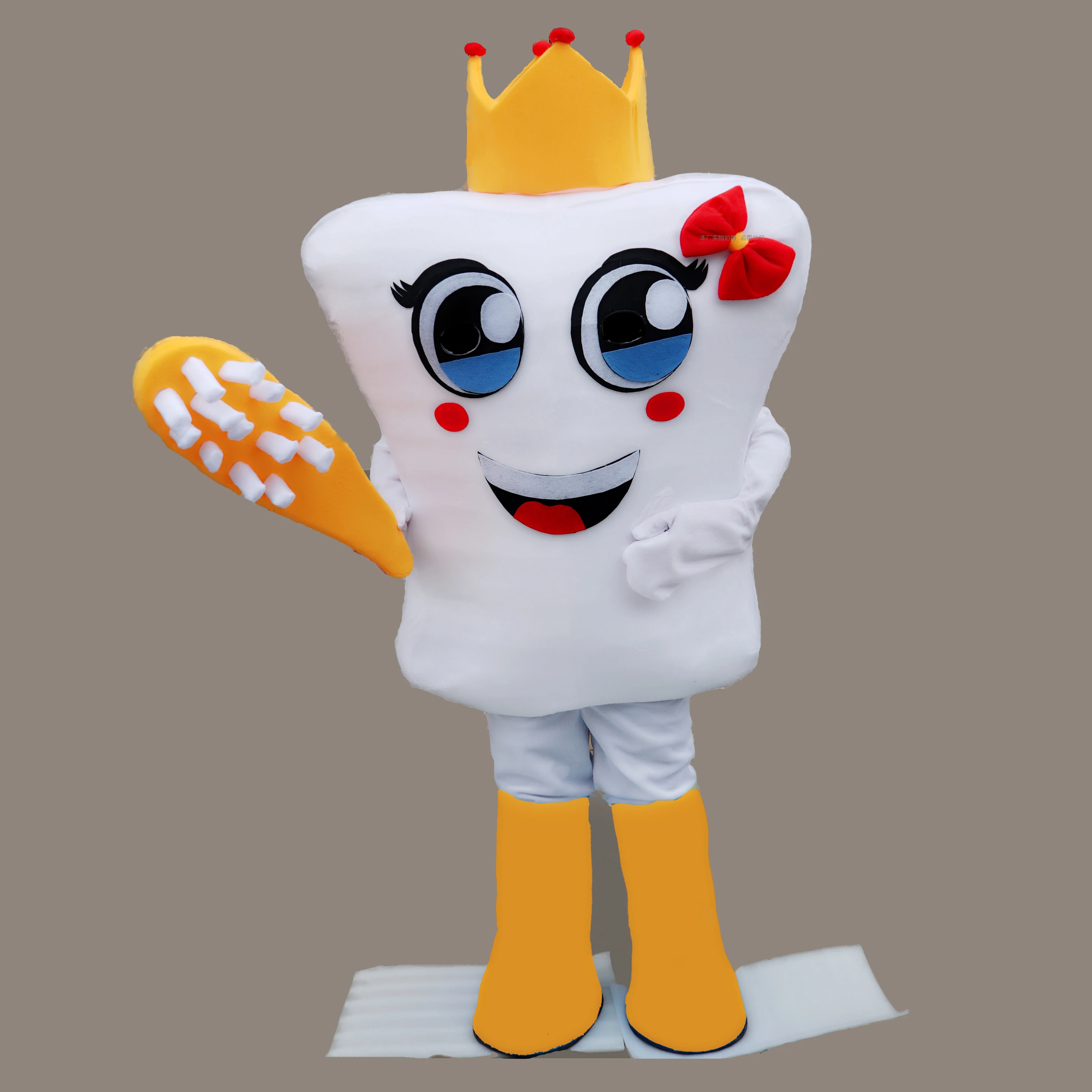 Tand mascotte kostuum tandarts tanden reclame rekwisieten tandheelkundige zorg cosplay pakken voor gezondheidsonderwijs rollenspel feest Halloween