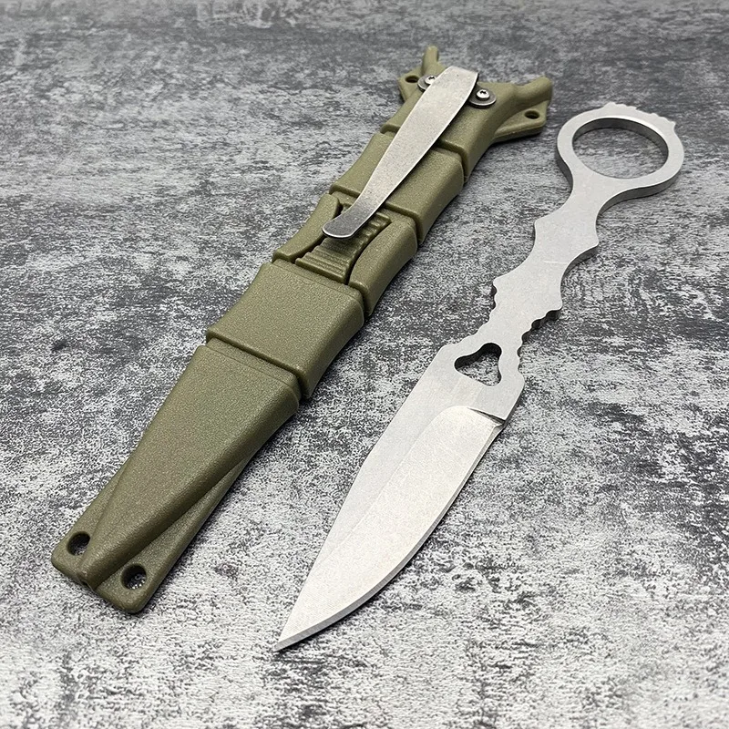 Outdoor survival, butterfly small straight knife fruit EDC portable self-defense high hardness