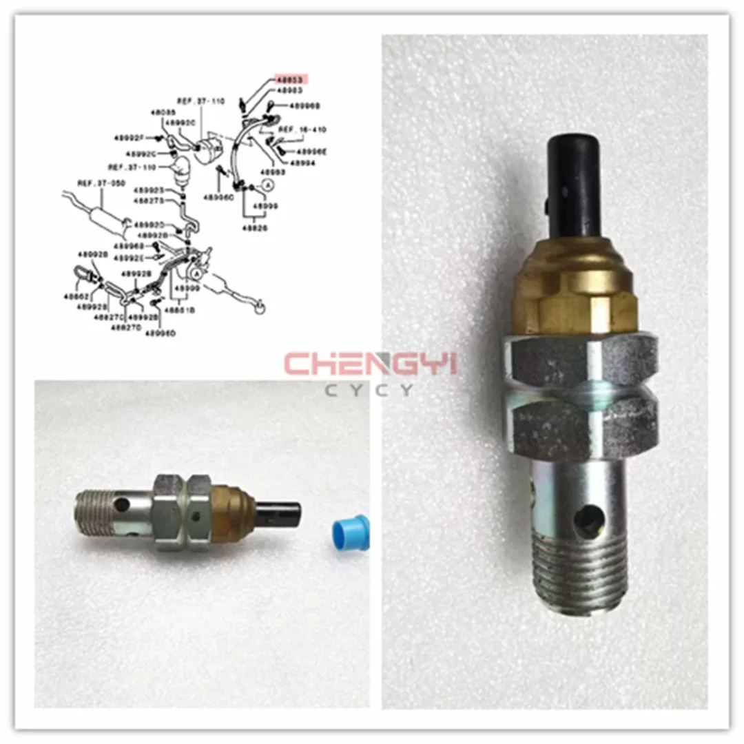 

Direction Booster Pump High-Pressure Oil Pipe Screw Pressure Valve Switch For Pajero Montero V73W V93W V97W 4455A357 4455A338