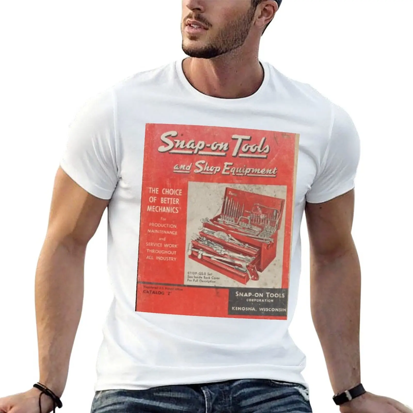 

man T-Shirt Vintage graphic shirt Tool for man Catalog t t shirts