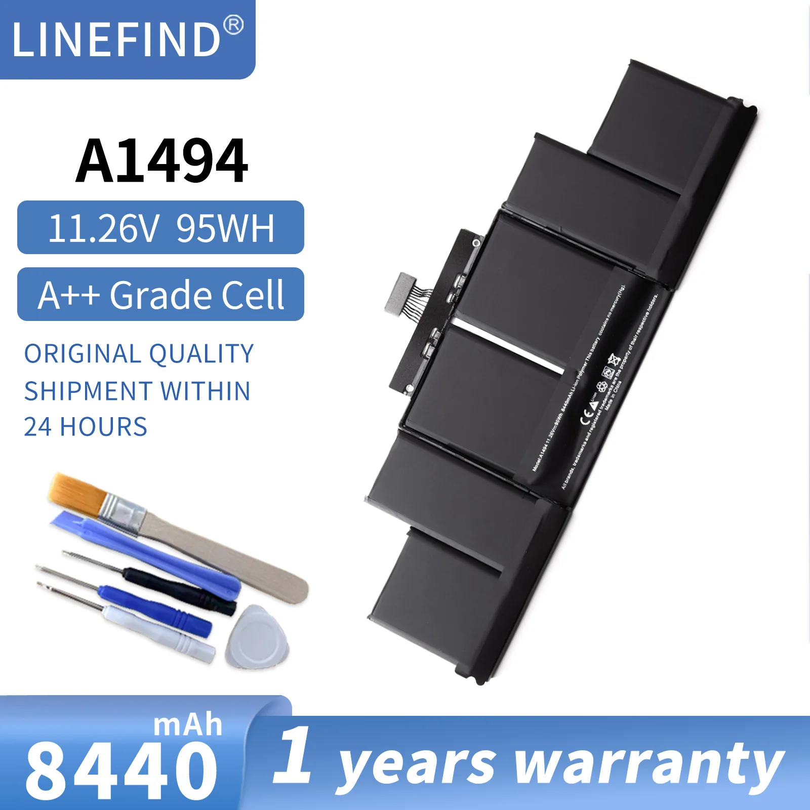 A1494 A1417 Laptop Batterij Voor Apple Macbook Pro 15 "A1398 Retina 2012 2013 2014 Jaar Gratis Tools 500 Cycli Snel Schip