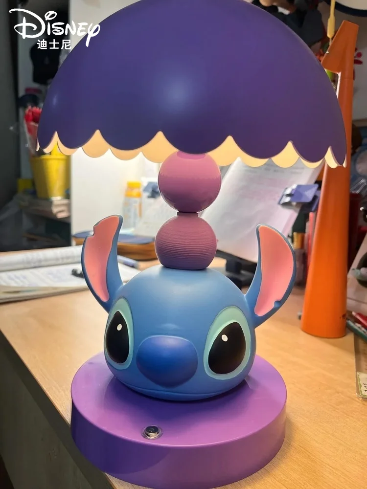 2026 neue Disney Nette Stich Nachtlicht Cartoon Desktop Dekoration Ornament Heilung Atmosphäre Licht Weihnachten Geschenk Anime Periph