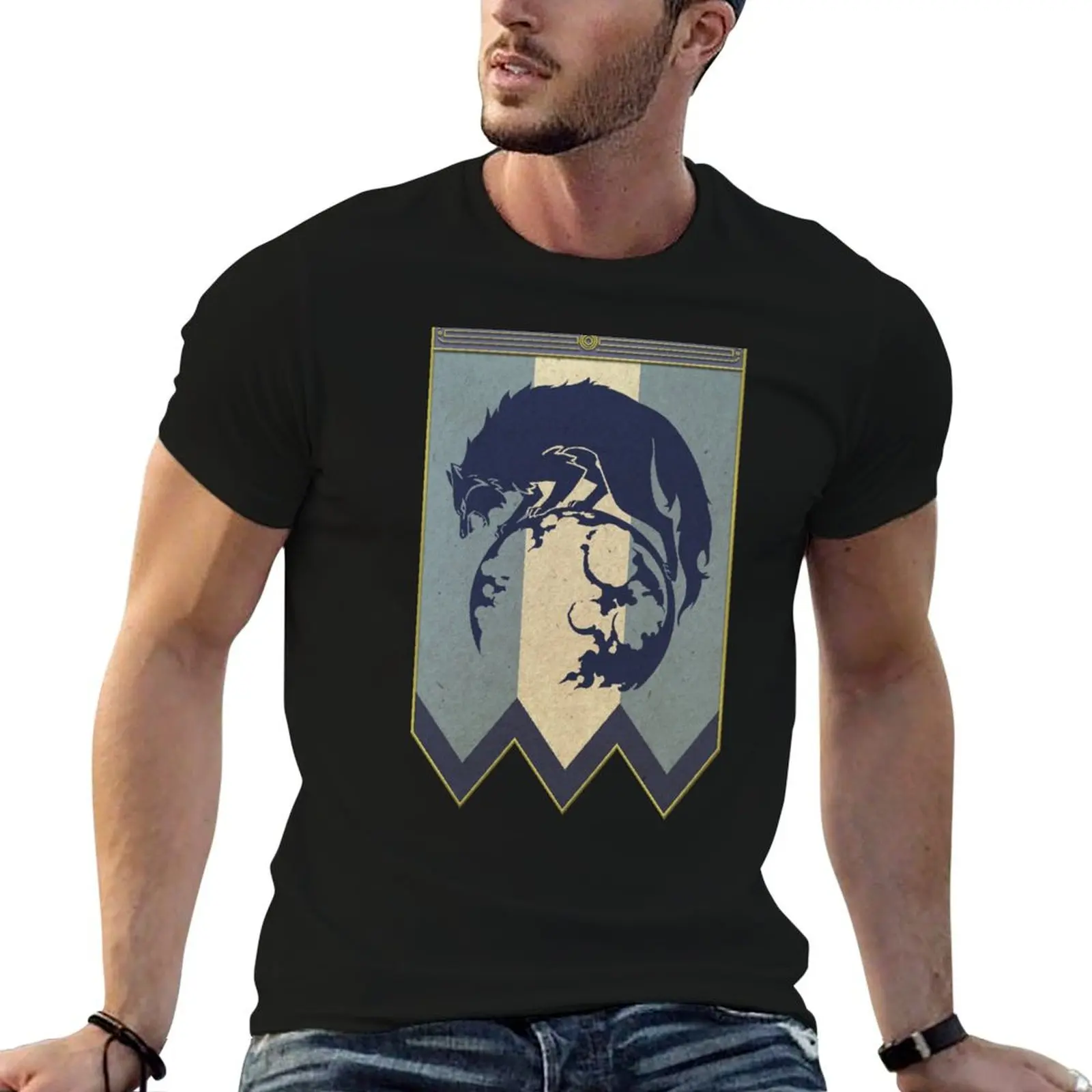 Ashen Wolves T-Shirt Man t-shirt boys whites oversize t-shirts man oversized t shirts for men