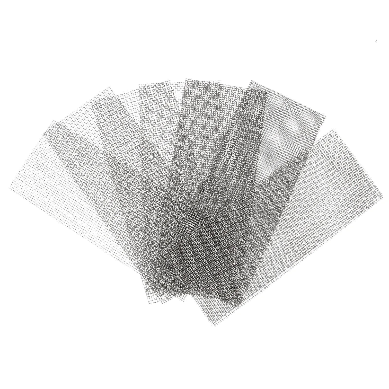 10 stücke Wasser Gras Mesh Edelstahl Anti-Rost Aquarium Pflanze Feste Net Für Aquarium Moos Teppich Aquatische Zubehör