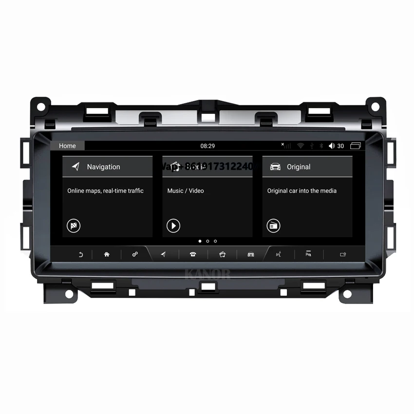 

KANOR 10.25 Inch 1920*720 8 Core 8+64g Android Screen Radio for XE Multimedia Wireless Carplay 2016-2018