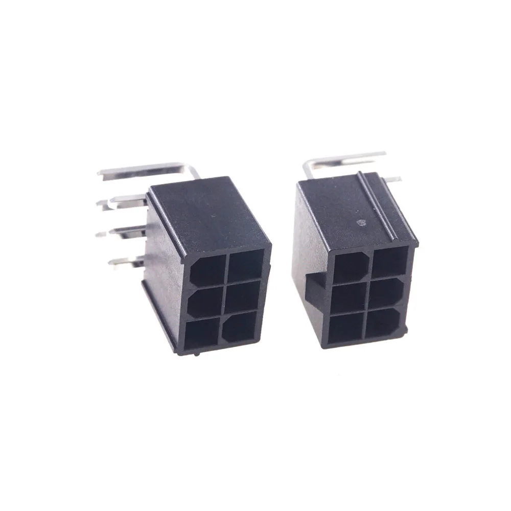 10 Pcs 275 Deg. High Temperature Resistance 6 Pin GPU Connector Miner Antminer S9 S9k S9j l3 DR3 T9 Z11 Z9 B7 X3 A4 A9 M3 Z1PRO