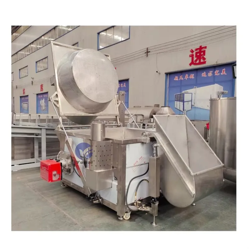 【Best-selling】Automatic Temperature Control Donut Churros Tofu Peanut Potato Chips Round Pot Batch Frying Machine