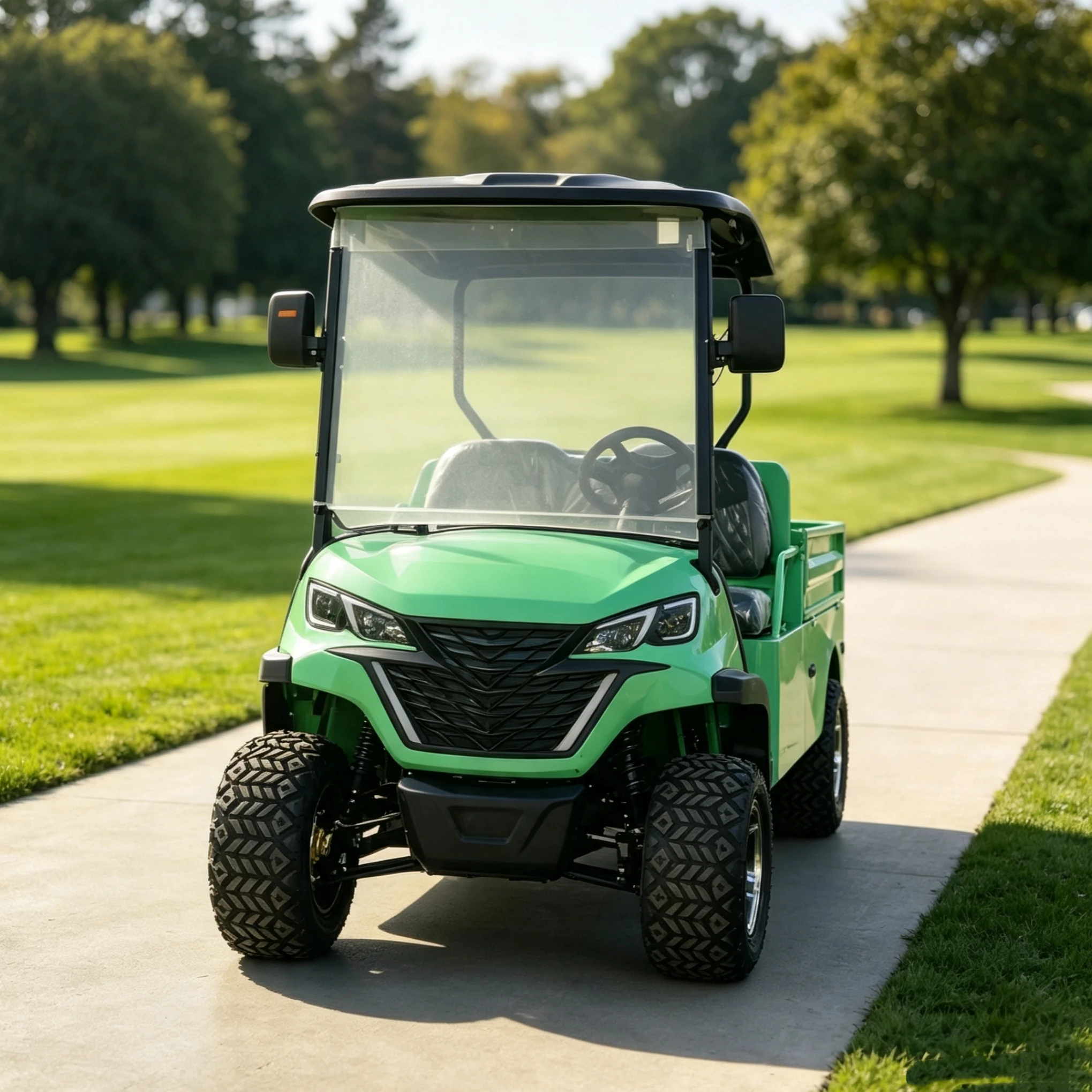 Export-Type Golf Carts EEC Certified Classic High-End Electric New Energy Vehicle - Lithium Battery Solar Power Generation Car