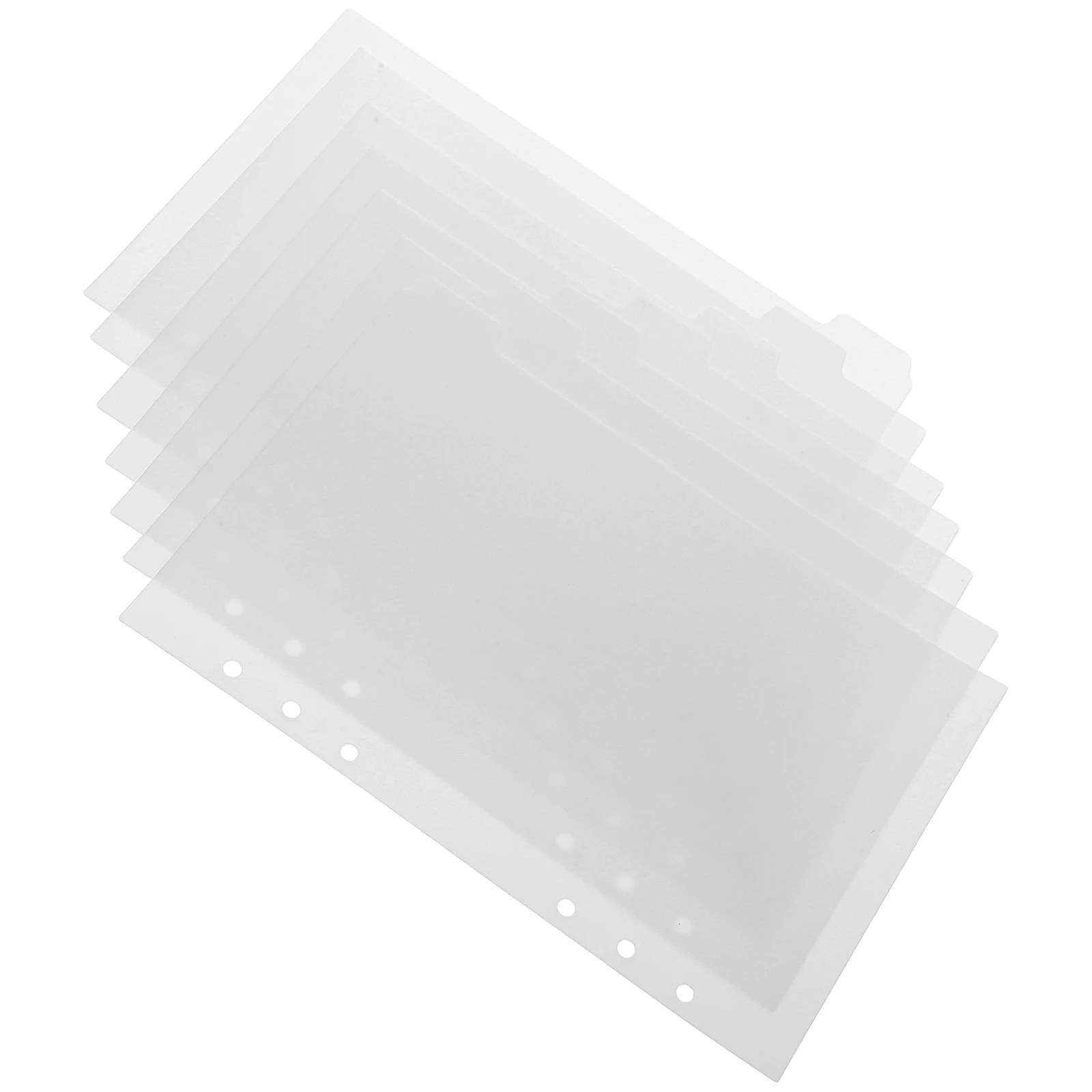 

Plastic Binder Dividers Notepad Page Markers School Office File Dividers Notebook Index Tabs Loose Leaf Book Divider Folder