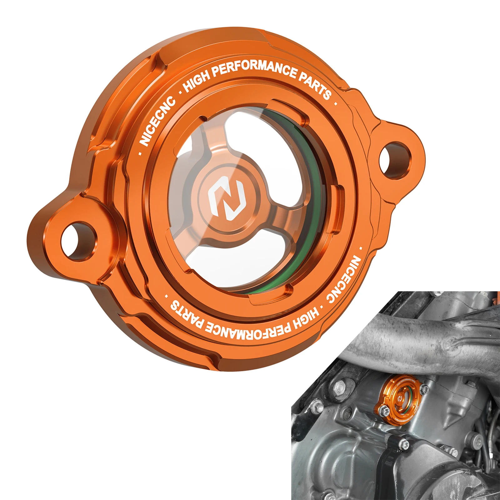 Voor 2014-2023 KTM 1290 Super Duke R/GT Transparante Oliefilter Cover voor KTM 1290 Super Adventure R S T 1290 SAR SAS 2013-2024
