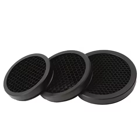 Tactical Honeycomb Scope Protector Mesh Cover Hunt Spotting Scope Sight Lens Extinction Grid Net Protective Shield for Killflash