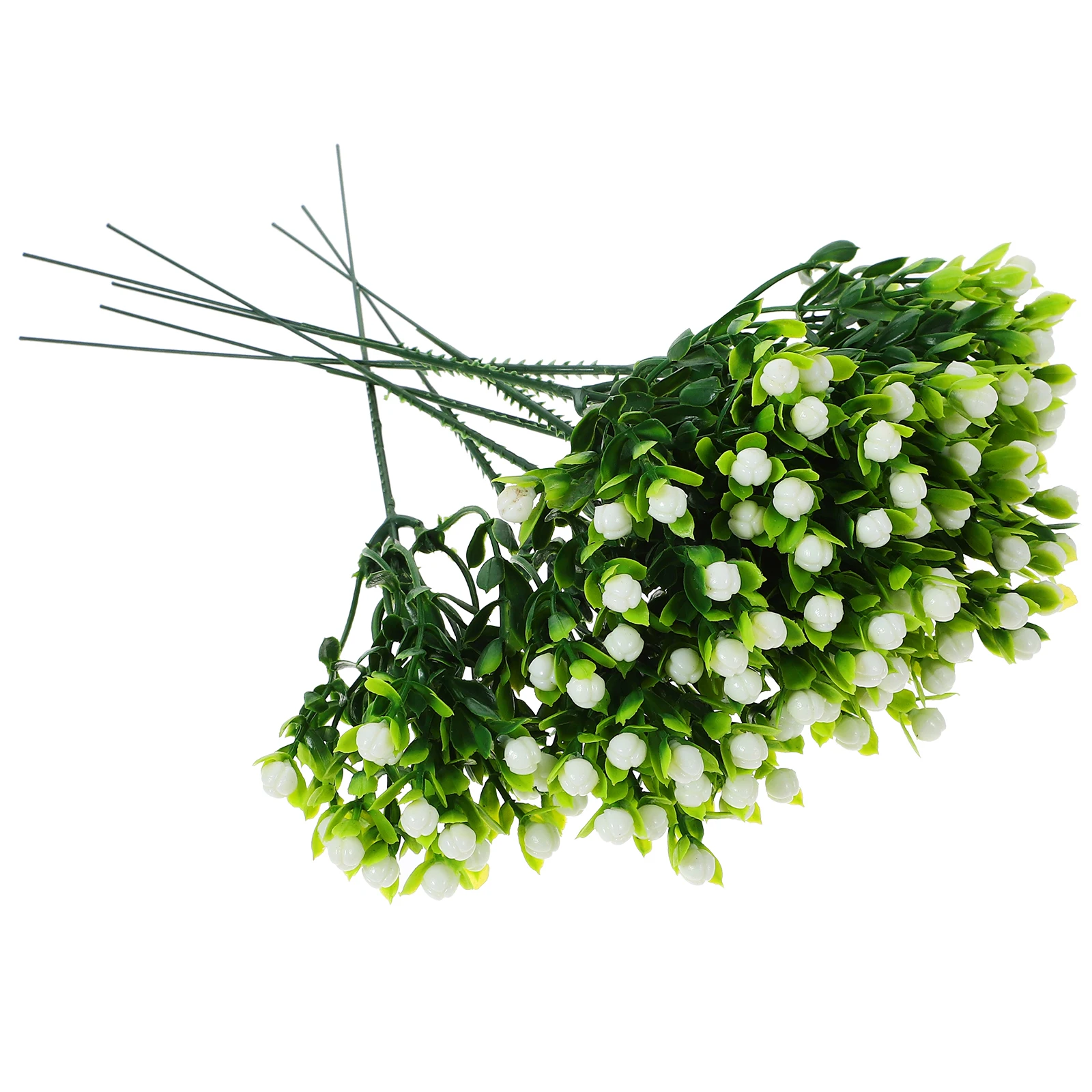 

10Pcs Artificial 's Breath Flower Stems Realistic Bouquet Decor Home Living Room Party Vase Arrangement Flower Adornment