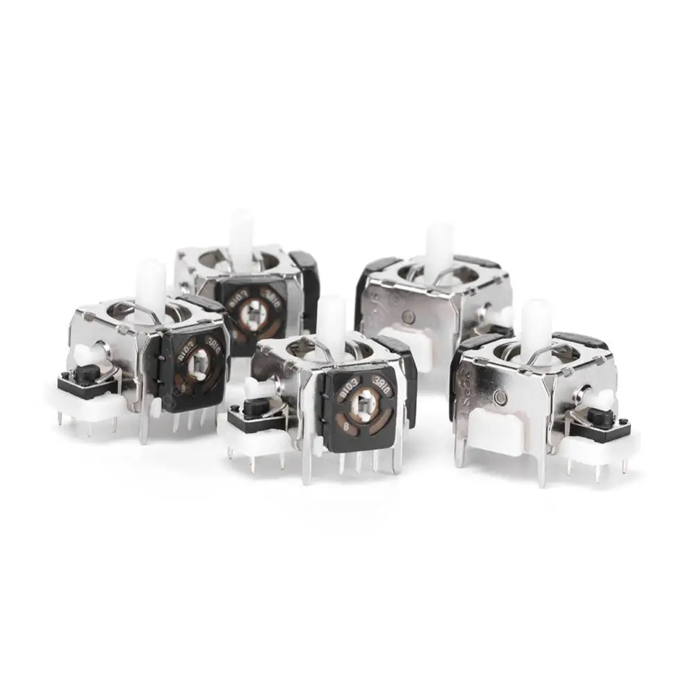 عصا تحكم تناظرية ثلاثية الأبعاد لـ Xbox ، وحدة استشعار ، عصا الإبهام ، ملحق وحدة تحكم ، لوحة ألعاب ، PS5 ، PS4 ، PS2 ، قطع غيار ، 5 * ، 10