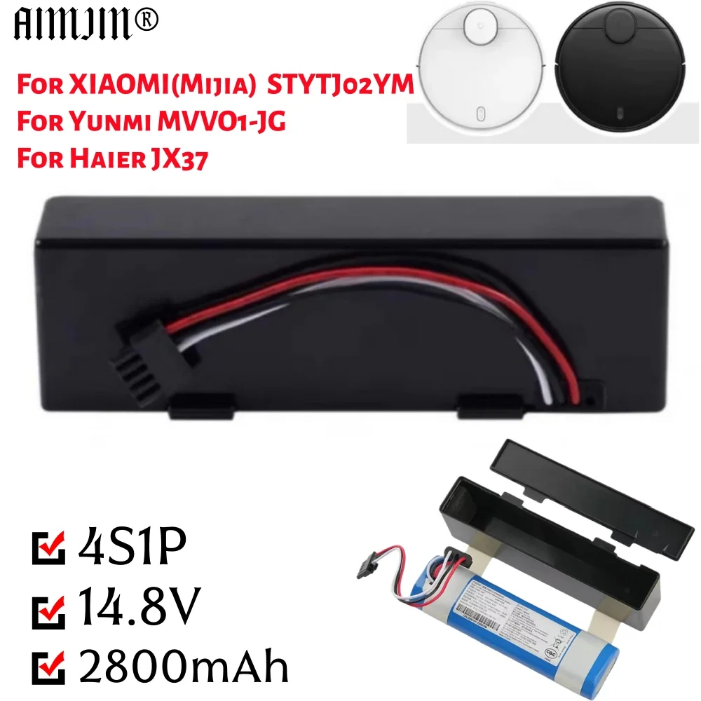 STYTJ02YM аккумулятор для Xiaomi Mop Pro P 2S S12 Yunmi MVVC01 Haier JX37 Wyze WVCR200S Conga 3290 3390 робот-пылесос