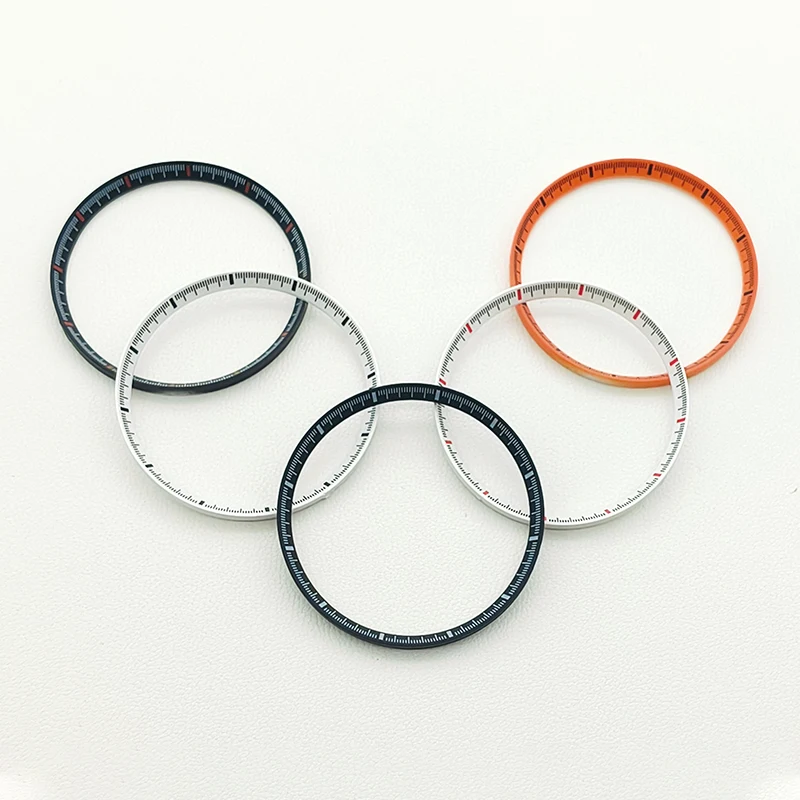

30.5mm Watch Chapter Ring Fits SKX007 SKX009 SRPD Watch Case NH35 NH36 Automatic Movement Men Watch Plastic Inner Ring Parts
