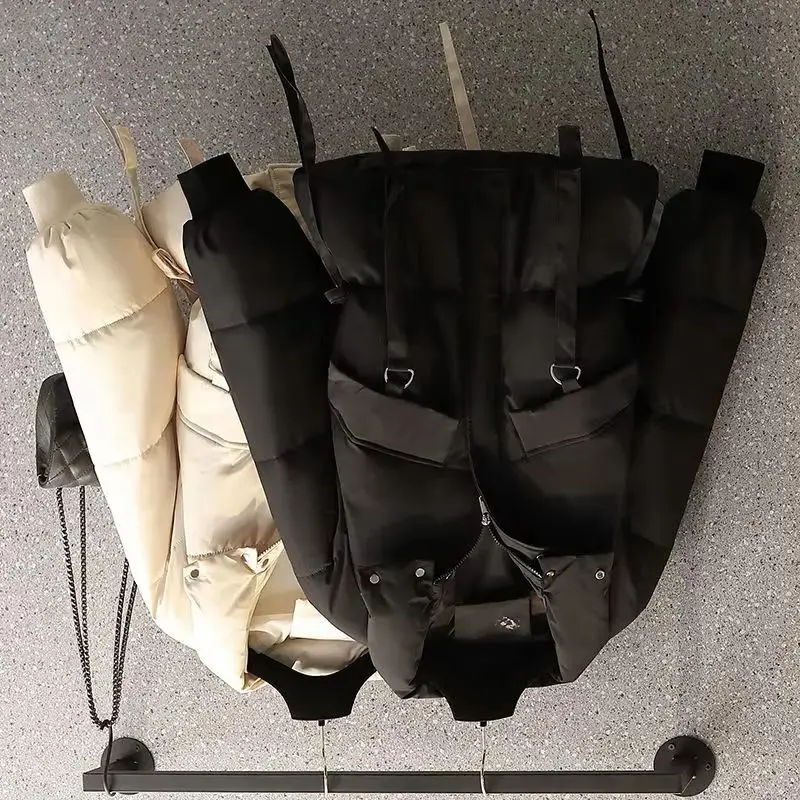 

Winter Jacket Womens 2026 New Windproof Thicken Warm Cotton-Padded Coat Short Female Bread Jacket Loose Parkas