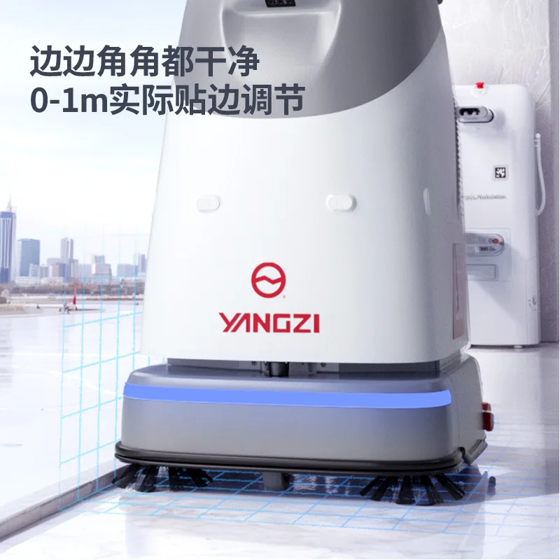 Washing machine induction mopping machine factory workshop shopping mall cleaning machine intelligence automatic